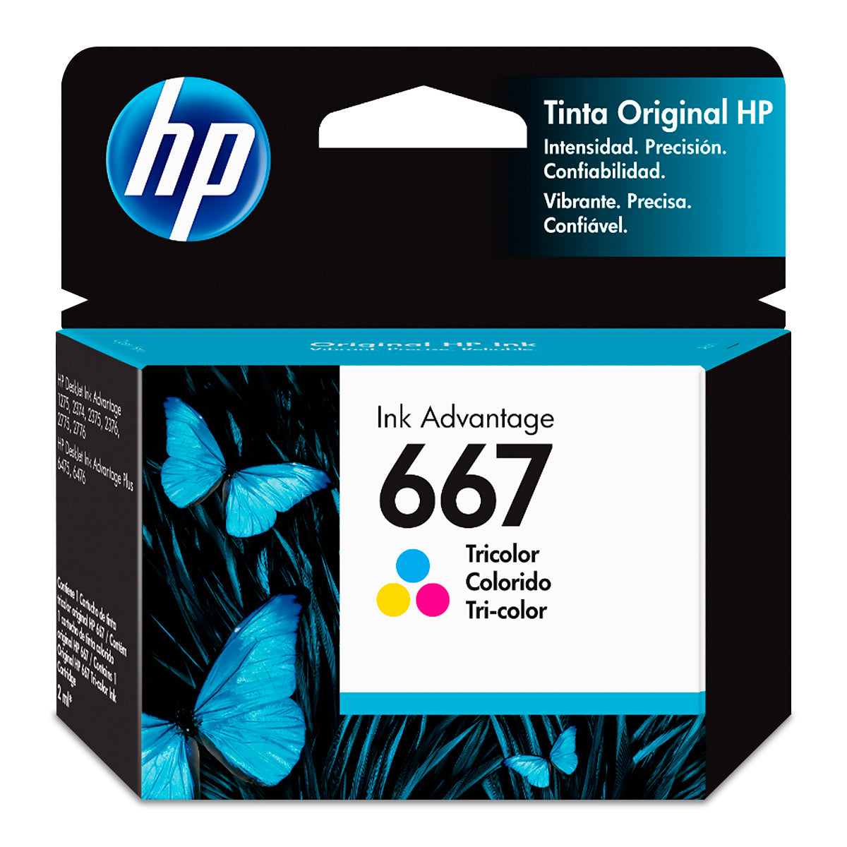 Tinta HP 667 Tricolor